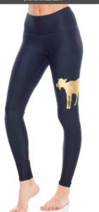 Gold Goat Yoga Leggings