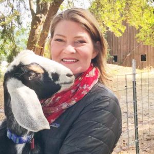Lainey Morse is the founder of goat yoga